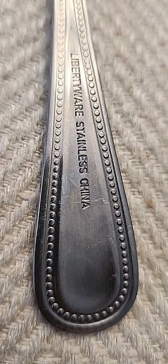 Vintage LibertyWare Stainless Steel Primrose 7.5" Dinner Fork