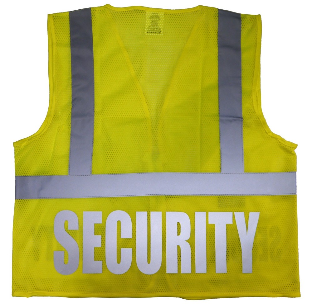 Security safety vest with REFLECTIVE design, High Visibility vest