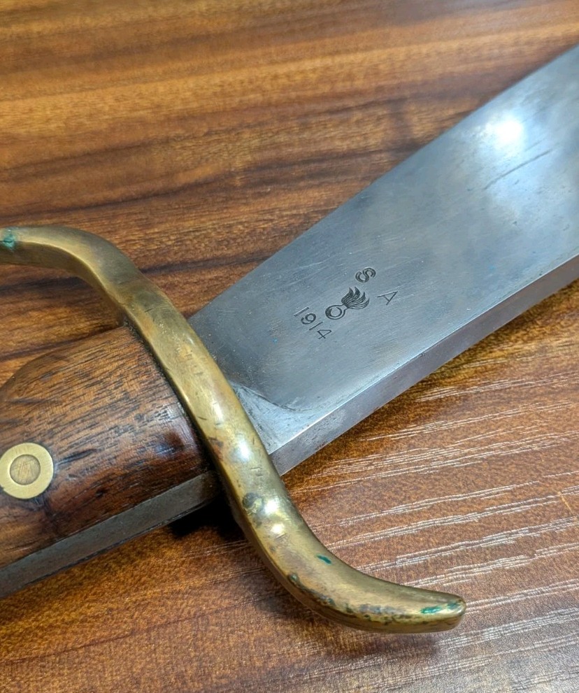 Springfield Armory WWI Era 1909 Bolo Knife w Rock Island Arsenal Scabbard