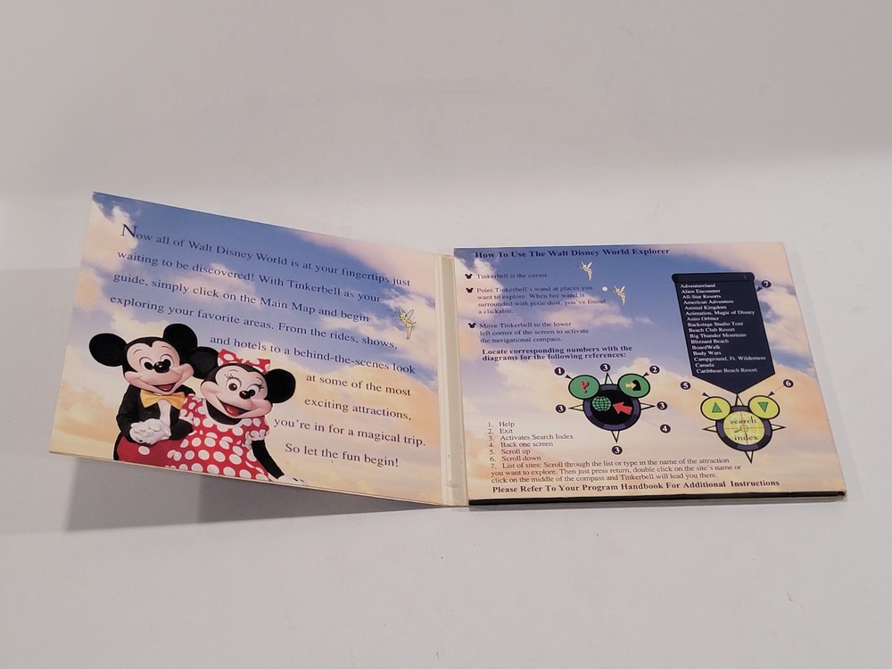 The Walt Disney World Explorer Computer Software (PC, CD-ROM)