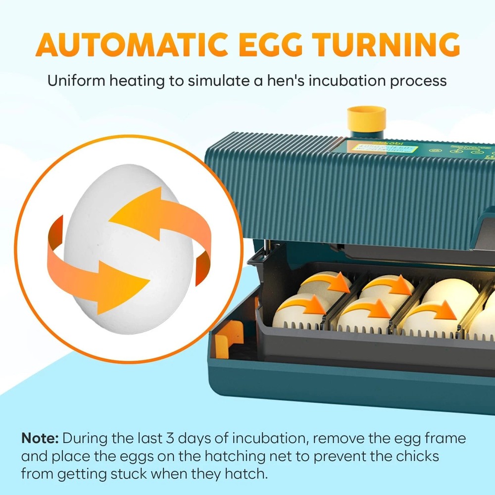 Incubators for Hatching Eggs - Ideal All Ages | Egg Incubator with Automatic