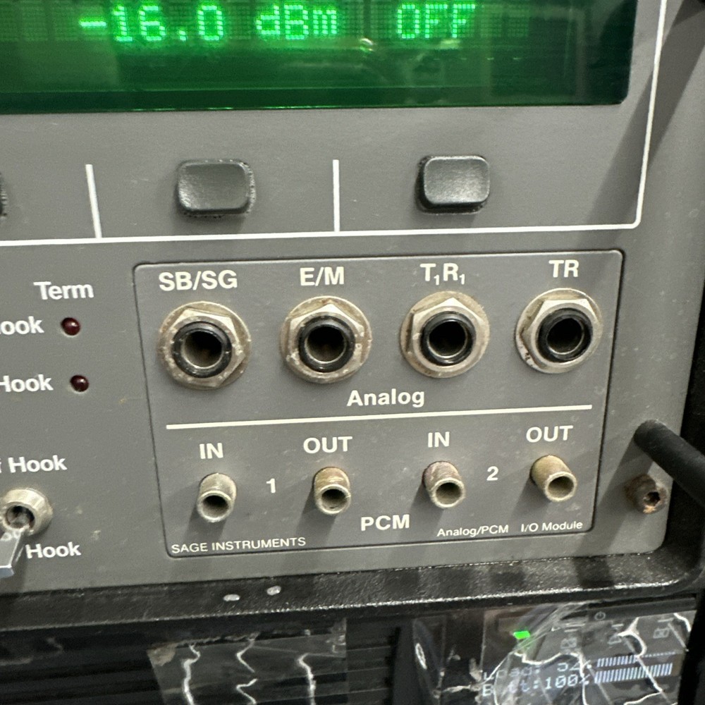 Sage Instruments 930A Communications Test Set w/ Power Chord