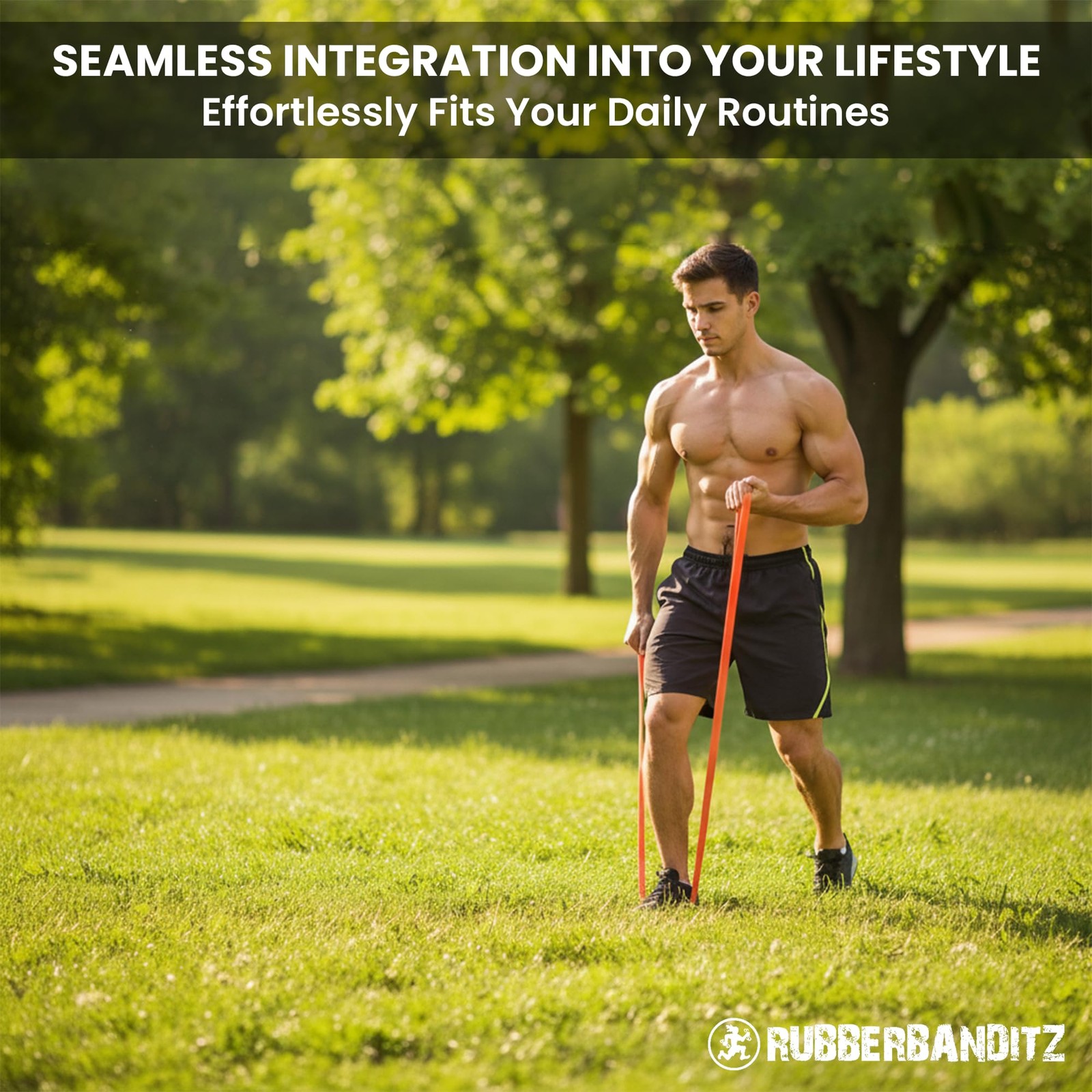 Combo Pull Up Assist Bands | Heavy Duty Resistance Exercise Bands for Powerli...