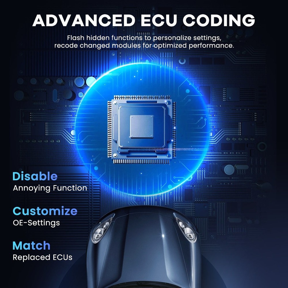 MUCAR VO7 ECU Coding Scanner OBD2 Diagnostic Tool Full System Scan FREE Update