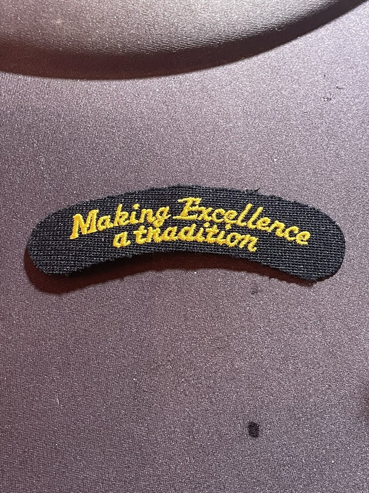 US Navy Patch Tab - Rocker - Making Excellence A Tradition USN