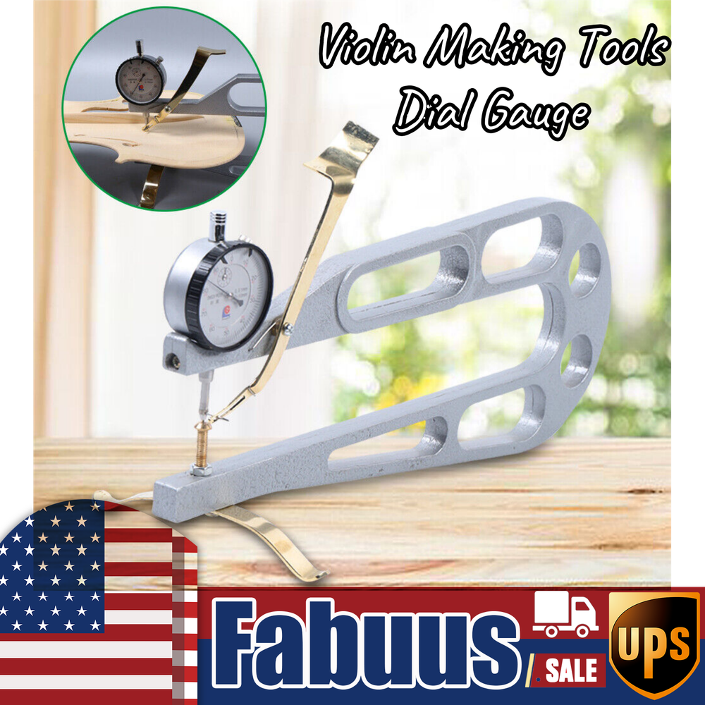 Violin Making Tools Dial Gauge Thickness Gauge Meter Guitar Measuring Shockproof