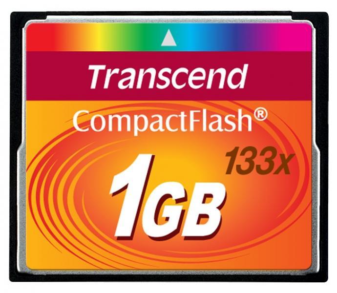 1GB Transcend CompactFlash 133x Speed Flash Memory card