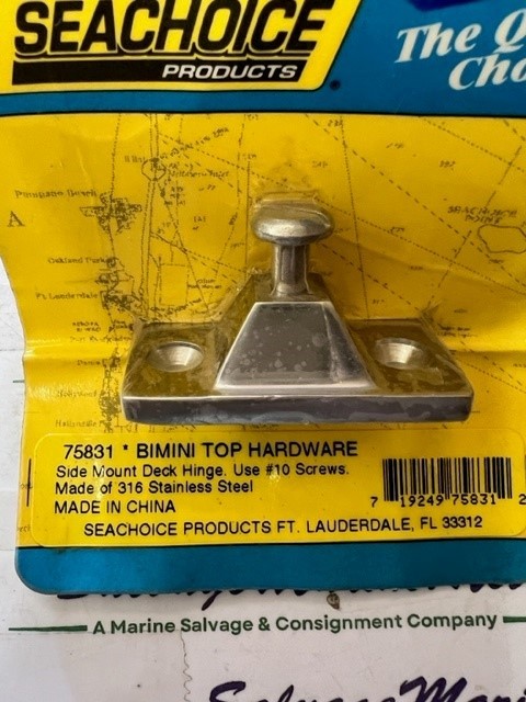 SEACHOICE #75831 STAINLESS STEEL SIDE MOUNT DECK HINGE.