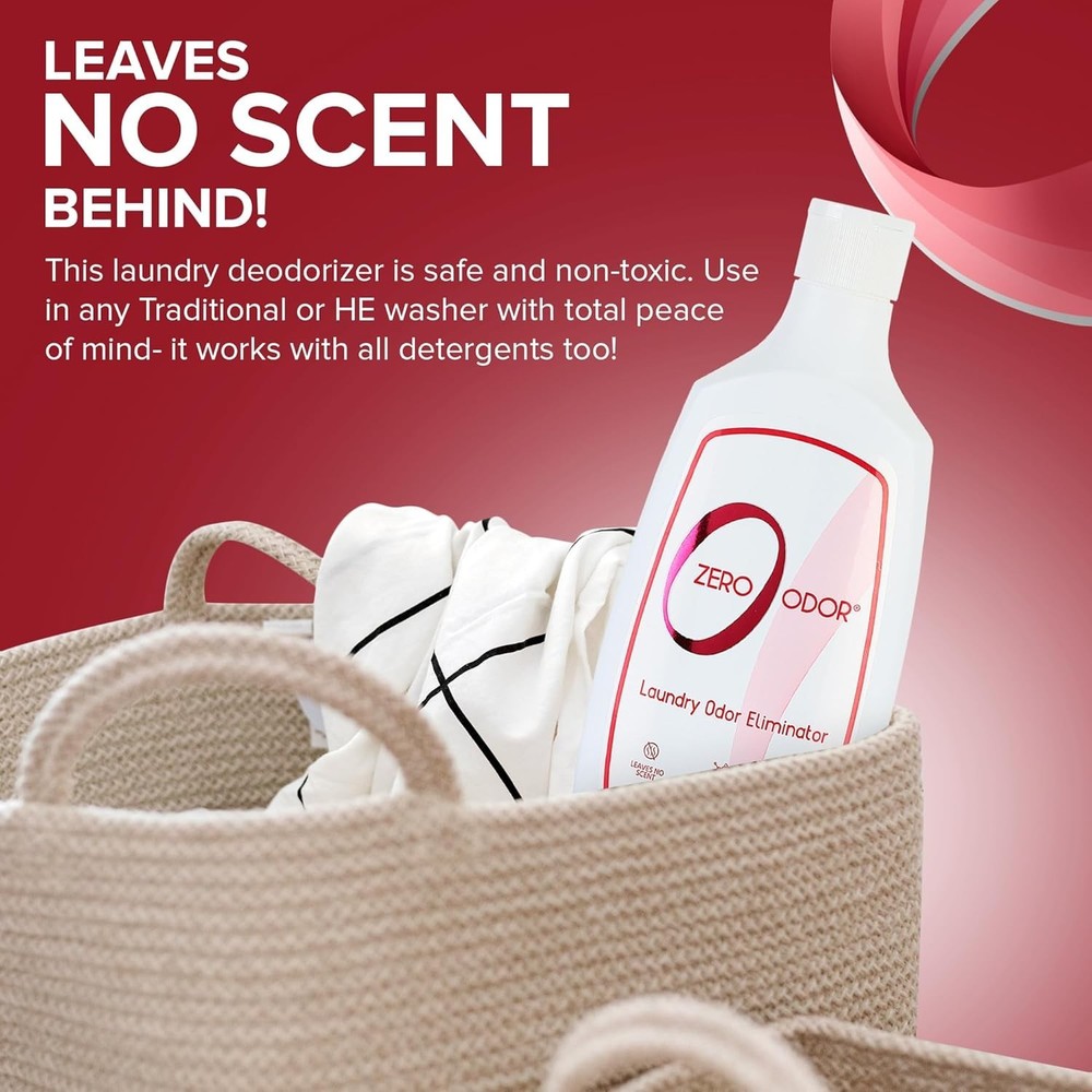 Laundry Odor Eliminator - Permanently Eliminate laundry Odor – Patented Molec...