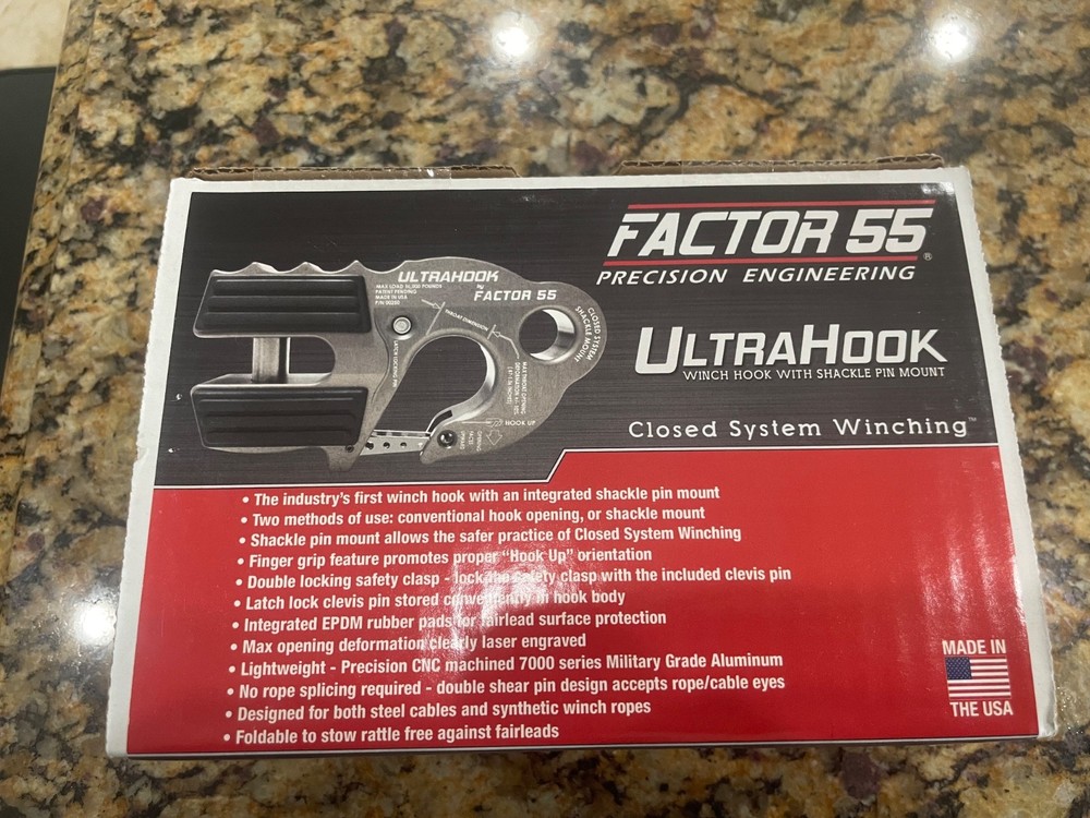 Red UltraHook Ford Performance by Factor 55
