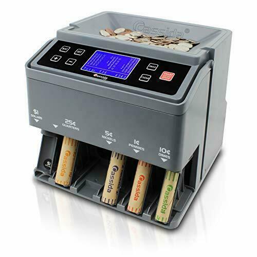Cassida C300 Automatic Coin Counter, Sorter and Wrapper