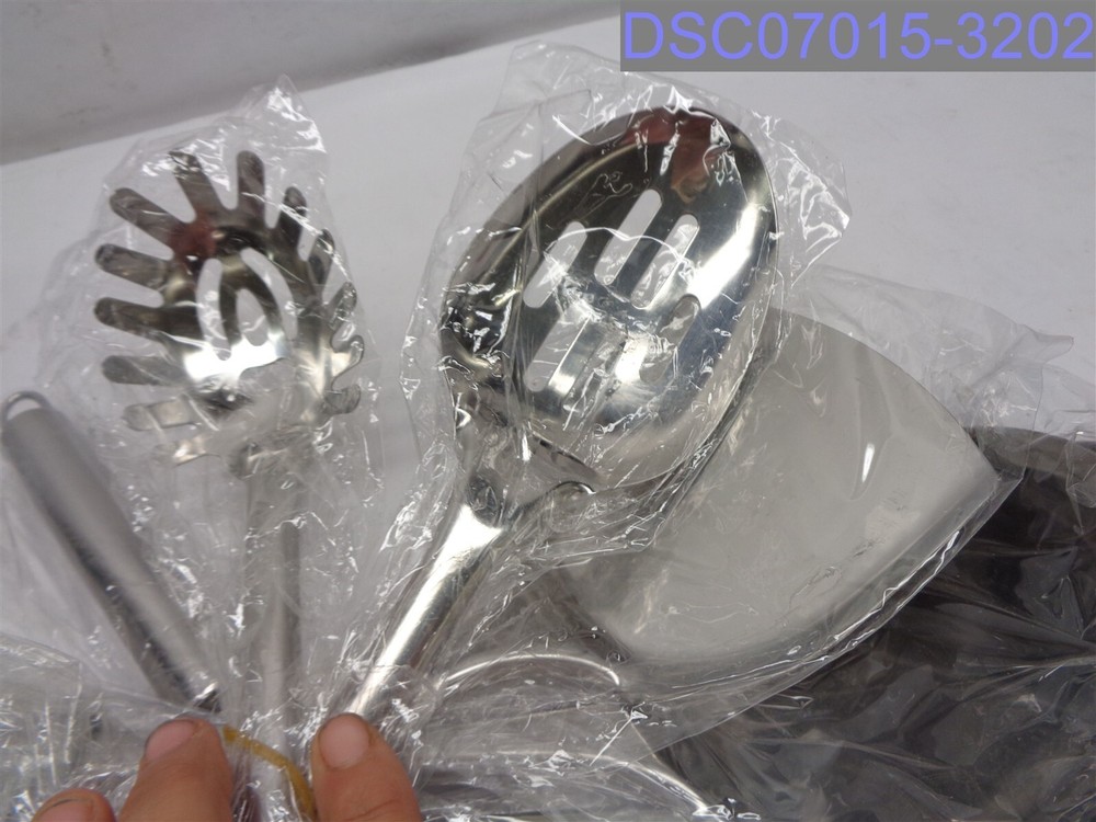 6 Piece Stainless Kitchen Utensil Set