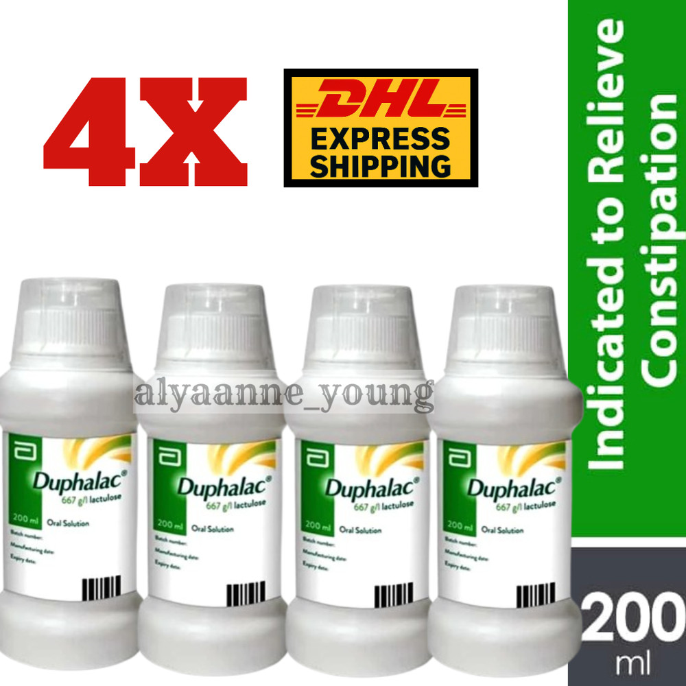4X Bottles Gentle Digestive Support dphalacc Syrup Solution Express Courier