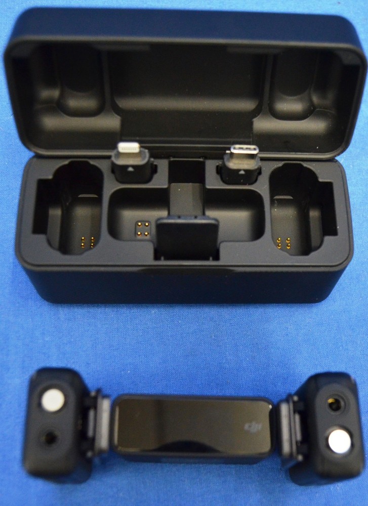 DJI Mic Wireless Microphone ASB01 - Two Mics Receiver & Charging Case