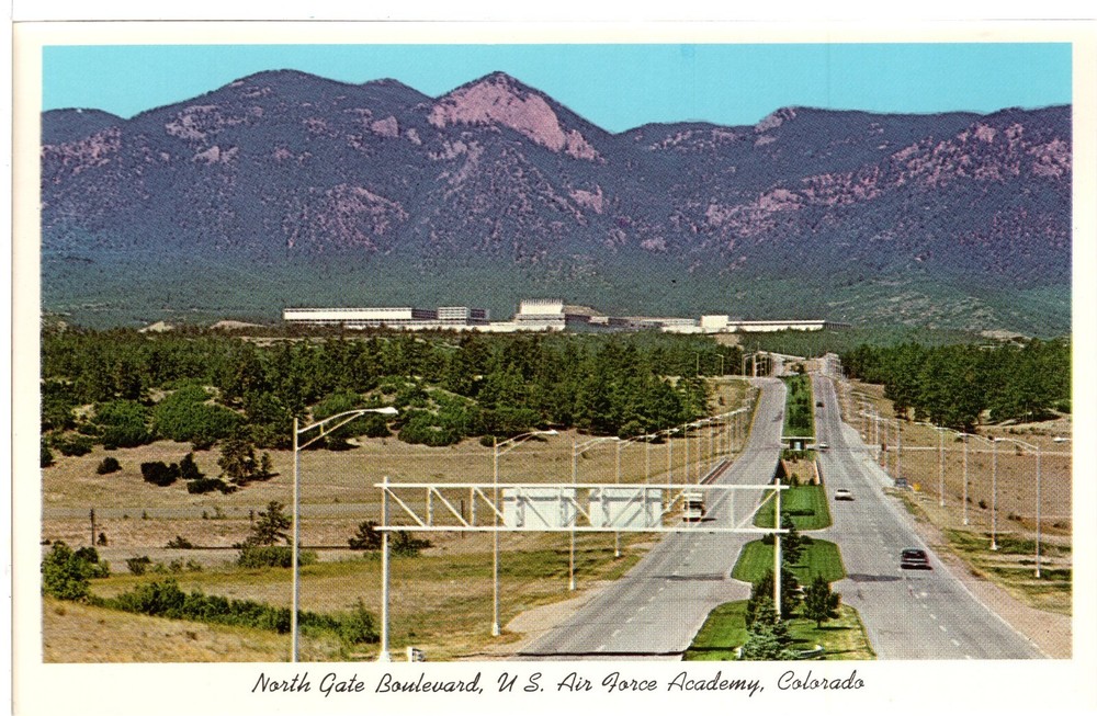 NORTH GATE BLVD., U.S. AIR FORCE ACADEMY, COLORADO SPRGS, CO - PC3013