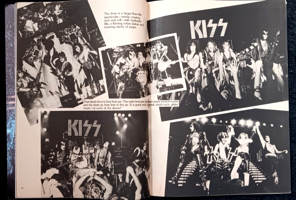 GROOVES Presents KISS Magazine 1978 Volume #1 Simmons, Stanley - NO Poster