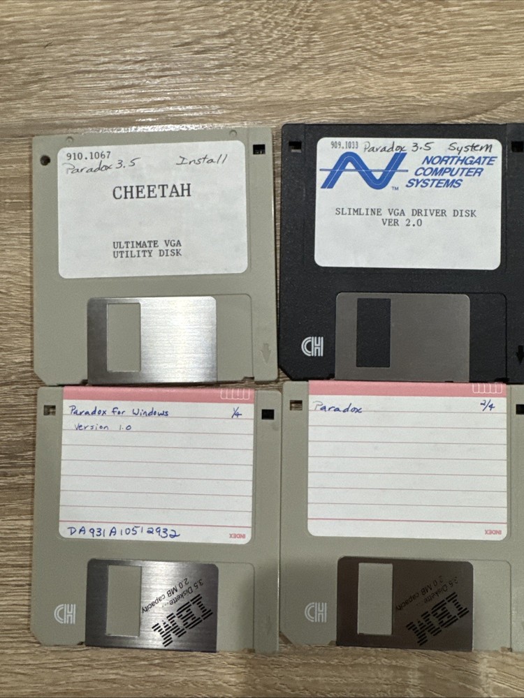 Borland Paradox 5.0 Relational Database Software For Windows