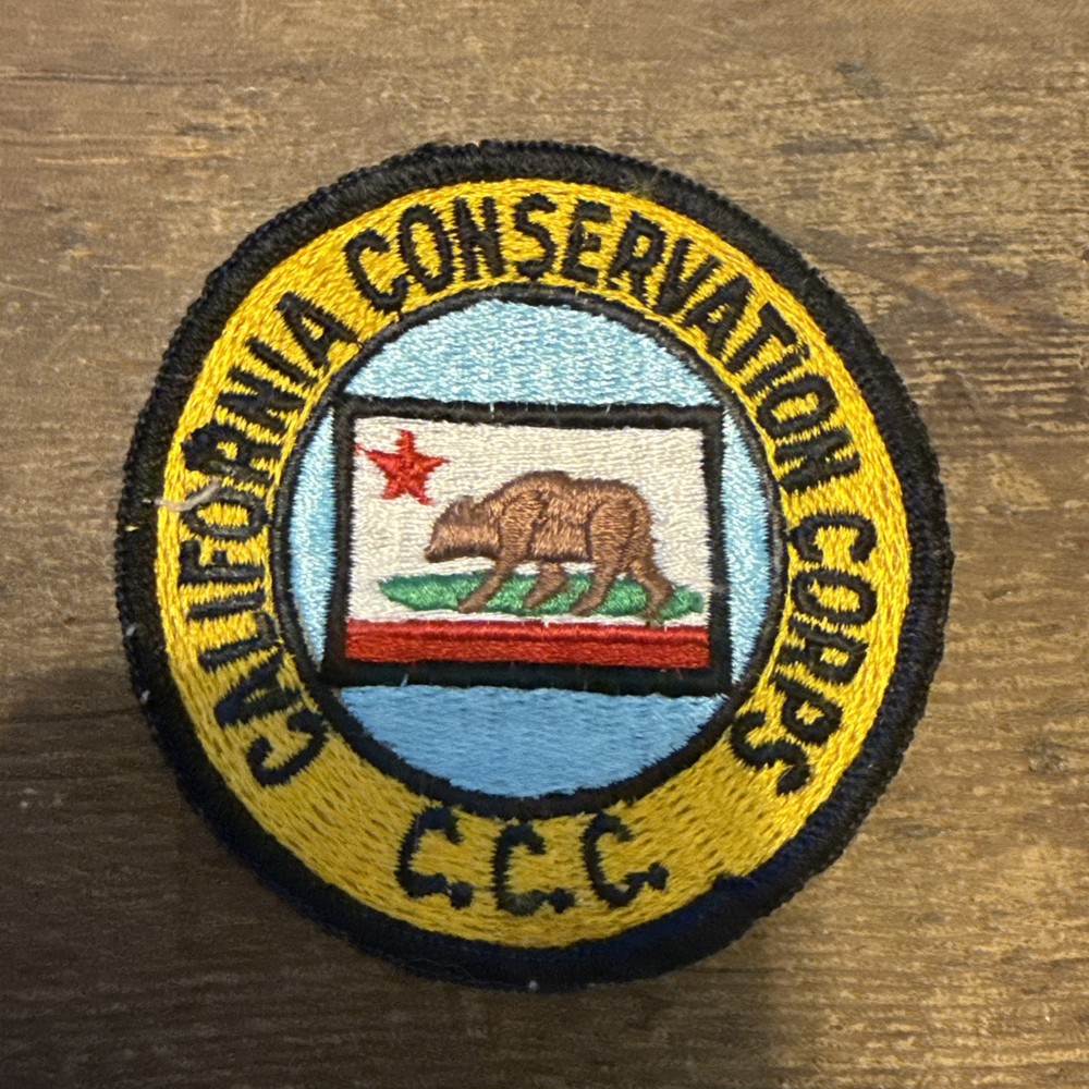 CCC California Conservation Corps  PATCH Vintage