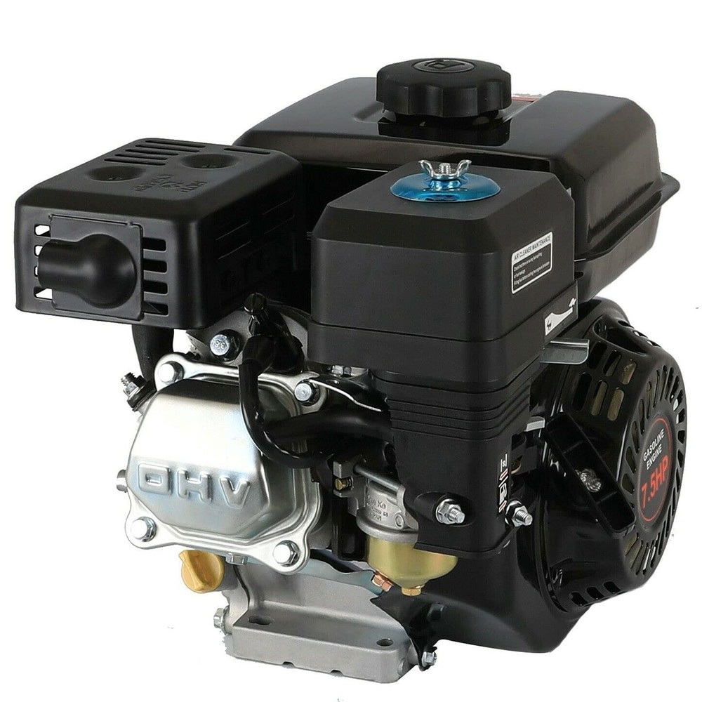 4-Stroke Go Kart Engine 7.5HP 210CC Gas Engine OHV Pull Start Air Cooled