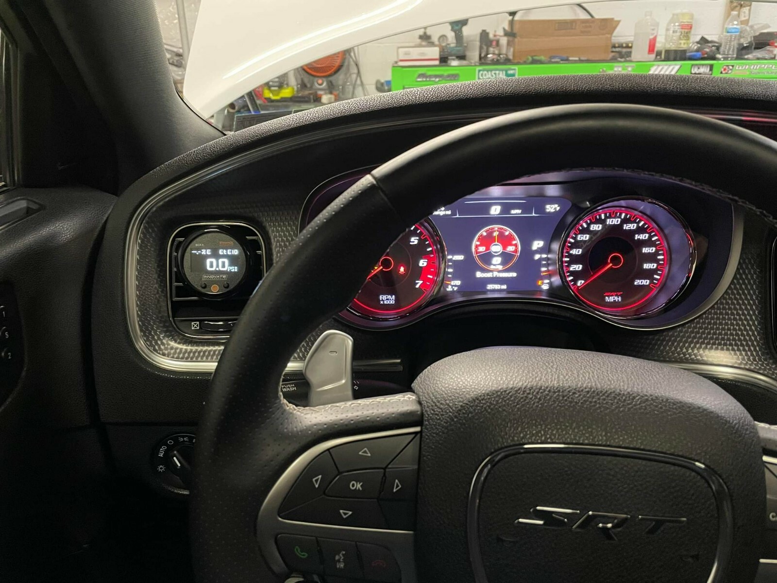 PazPodz 52mm Gauge Pod Driver Side HVAC Vent Insert fits Dodge Charger (2011+)