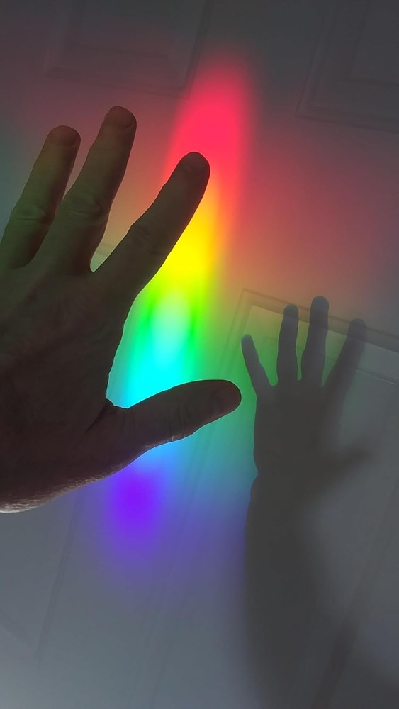 Reusable DIY Diffraction Grating Sheet 6" x 36" - Perfect for Creative Projects
