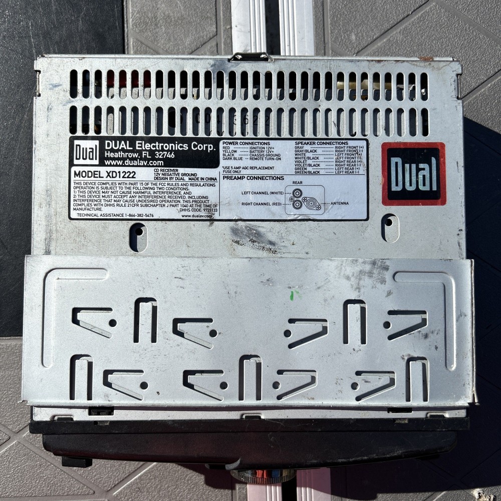 DUAL XD1222 STEREO CD PLAYER w USB