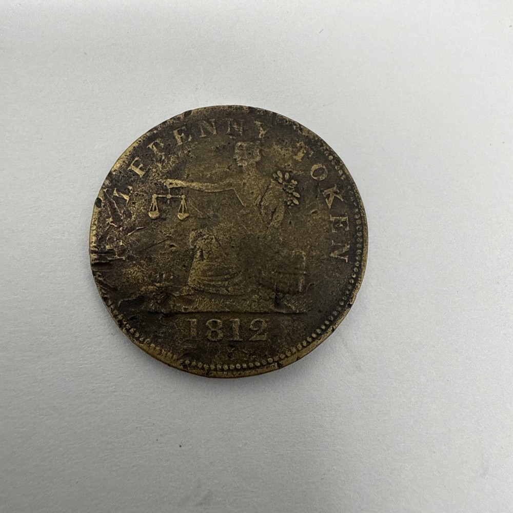 1812 Lower Canada 1/2 Penny Token #10009