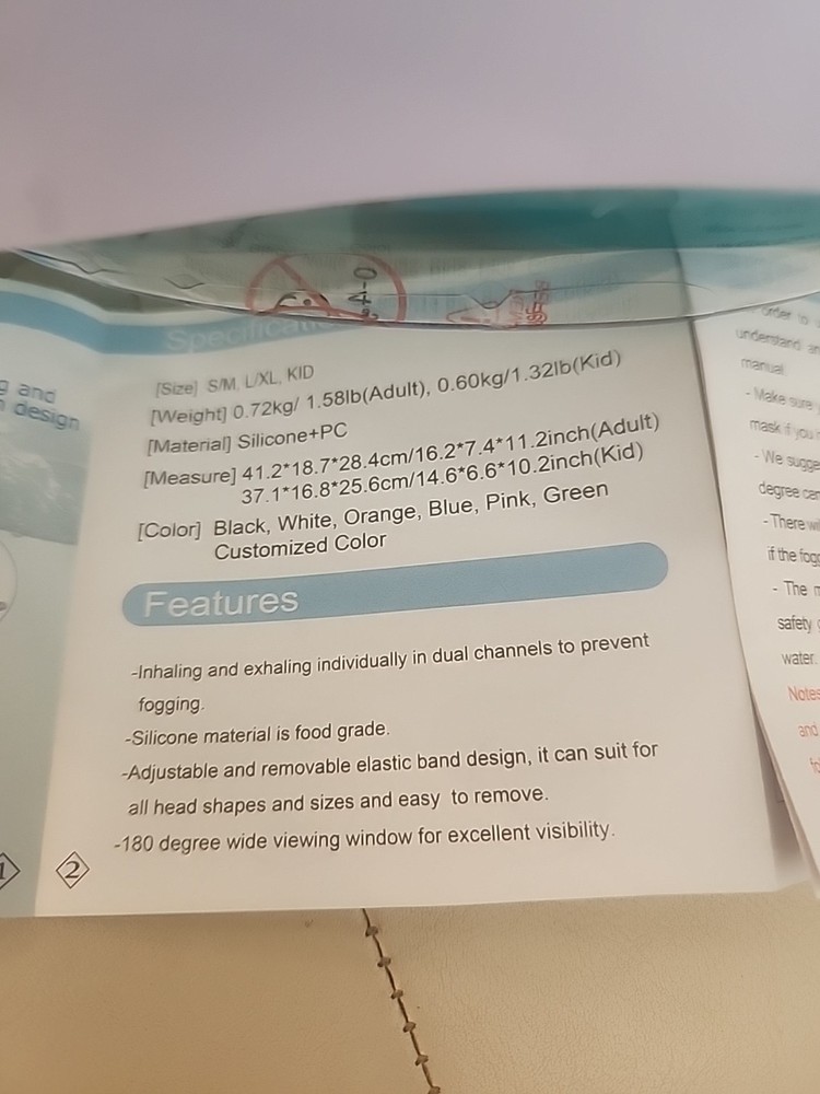 Full Face Snorkel Mask