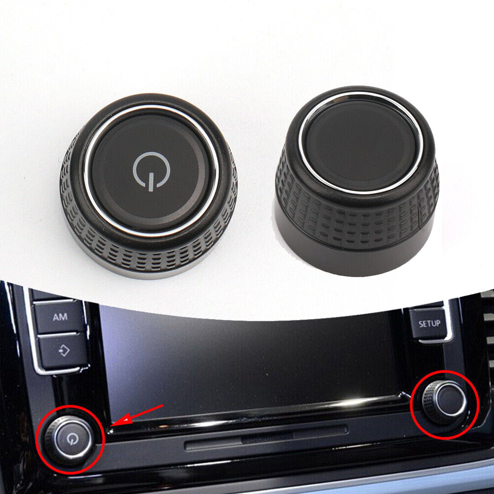 Left&Right for VW RCD360 RCD440 RCD410 280C MIB Car Radio Knob Button Turn Knob