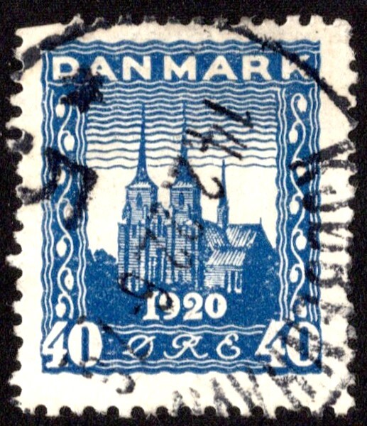Denmark Scott 160 Used.