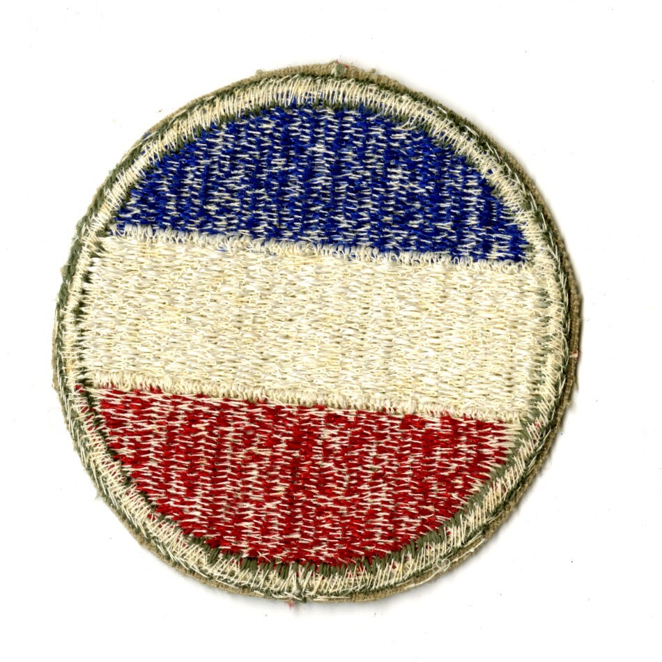 Army Ground Forces White Back Patch WWII Original
