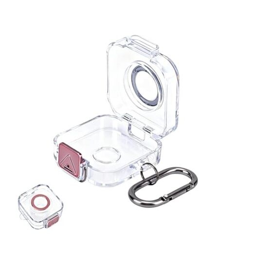 Charger Box for Oura Ring Gen4, Plastic Transparent Protective Case Charger