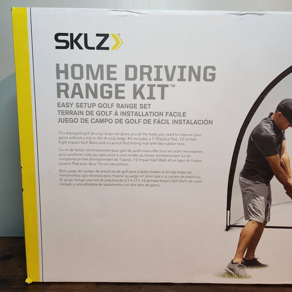 SKLZ Home Driving Range Kit Easy Setup Golf Range Set
