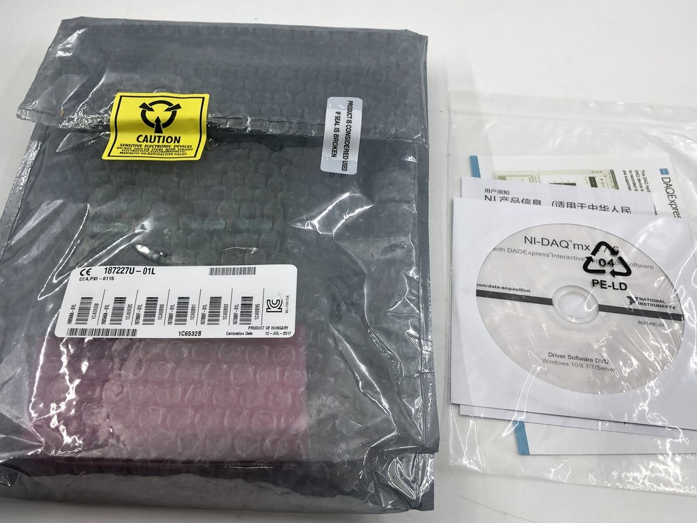 National Instruments NI PXI-6115 Simultaneous Sampling Multifunction new