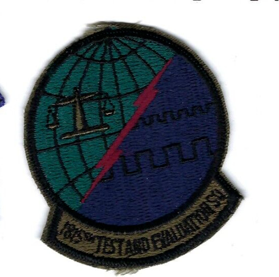PATCH USAF 1815TH TEST & EVAL SQ SCOTT AFB   B4-3