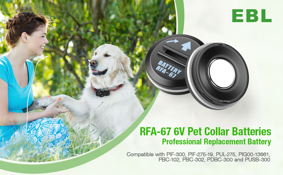20Pack Compatible RFA-67 6V Pet Dog Collar Replacement Battery For PetSafe