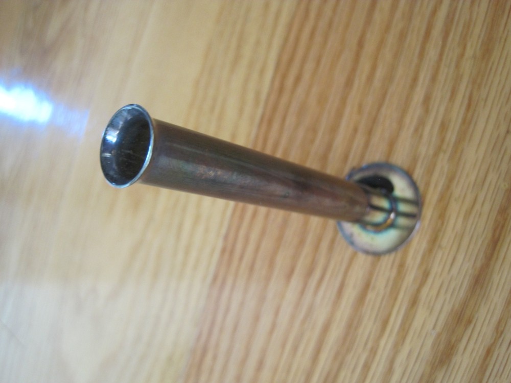 Bud Vase Silver Plate 4 1/4" Heart