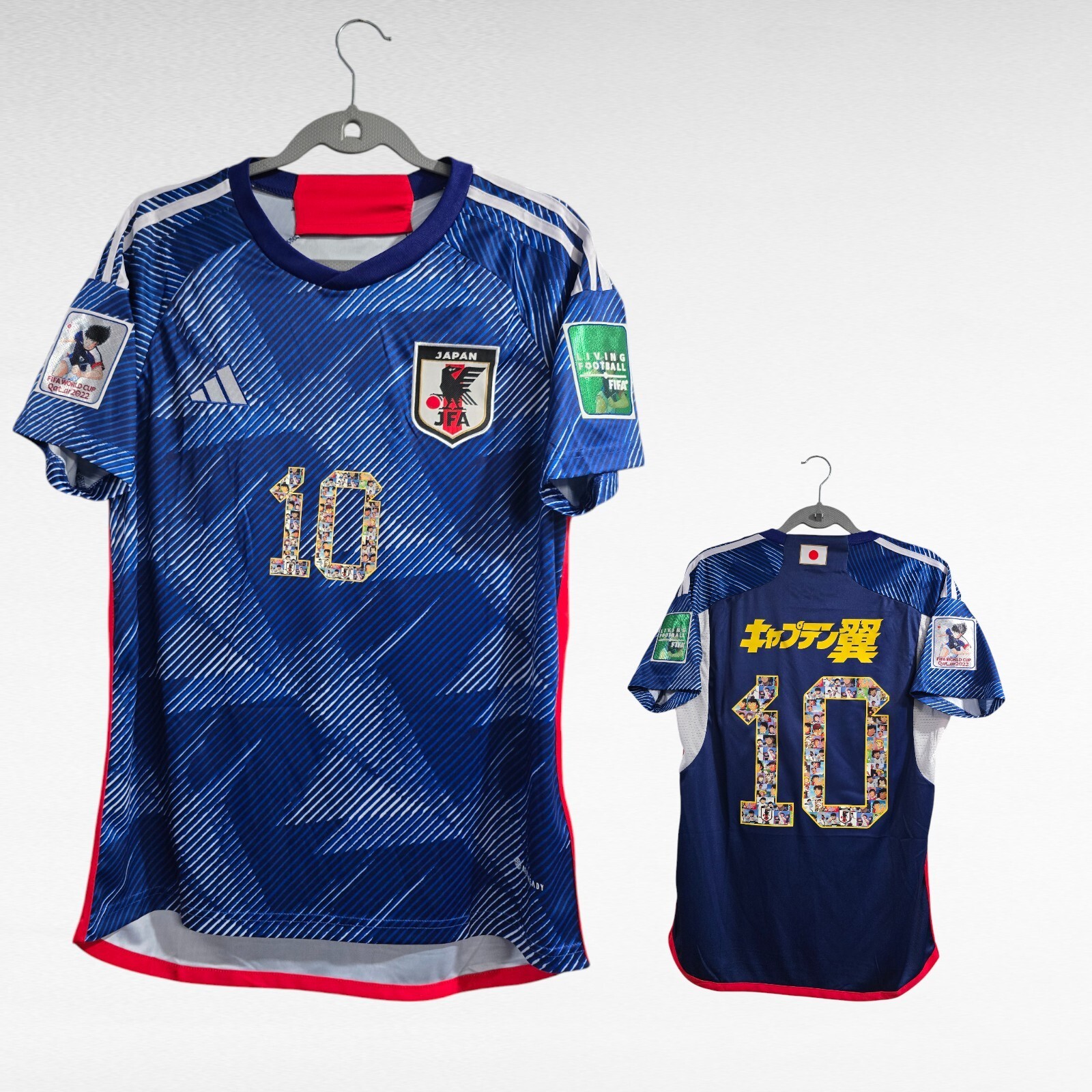 JAPAN HOME NATIONAL TEAM JERSEY - 2022 - CAPTAIN TSUBASA # 10 - MEDIUM