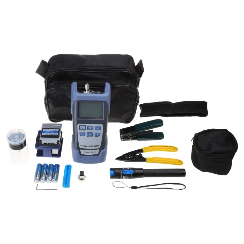 Practical FTTH Fiber Cold Connection Tool Optical Power Meter Optical Fiber Kits