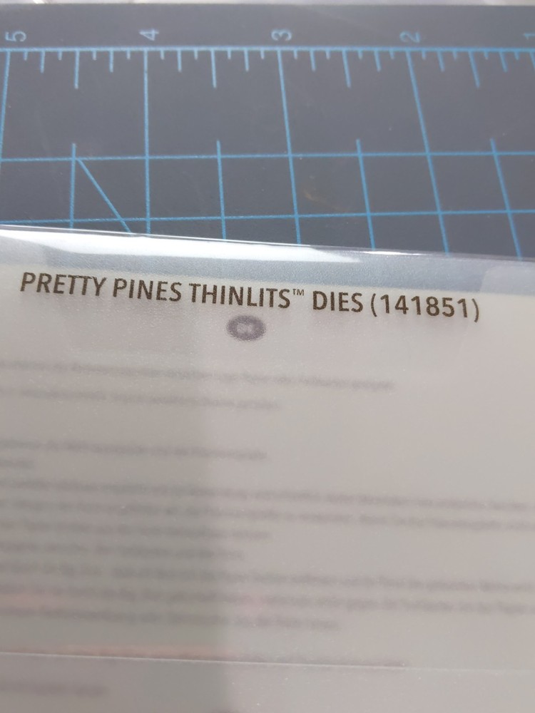 Stampin' Up! PRETTY PINES Holiday 13 Thinlits Dies 141851 New
