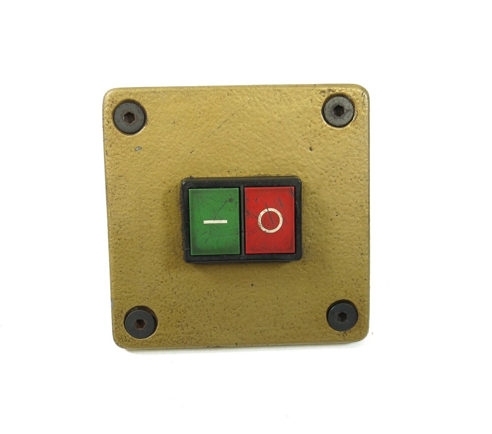 Powermatic NV130 Edge Sander Power Switch and Plate Assembly