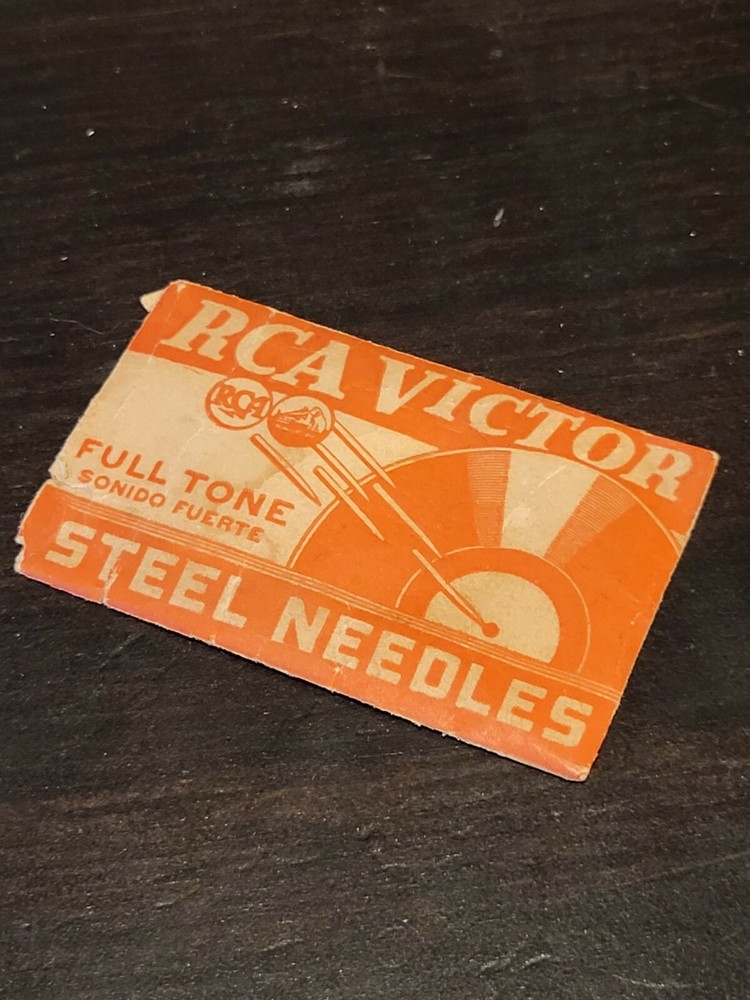 Gramophone phonograph needle packet rca victor empty