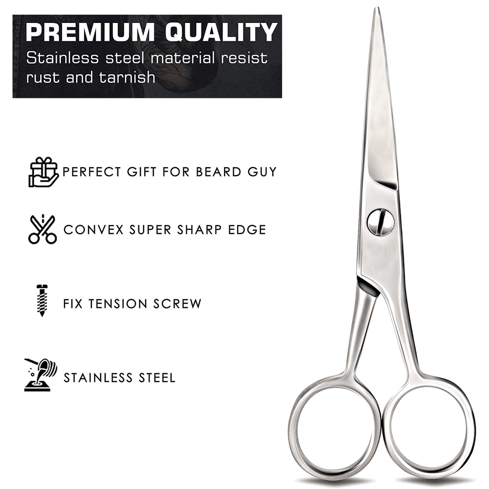 MULTI-PURPOSE SCISSORS SHEARS FOR MEN WOMEN NAILS HAIR BEARD CUTICLES THREAD