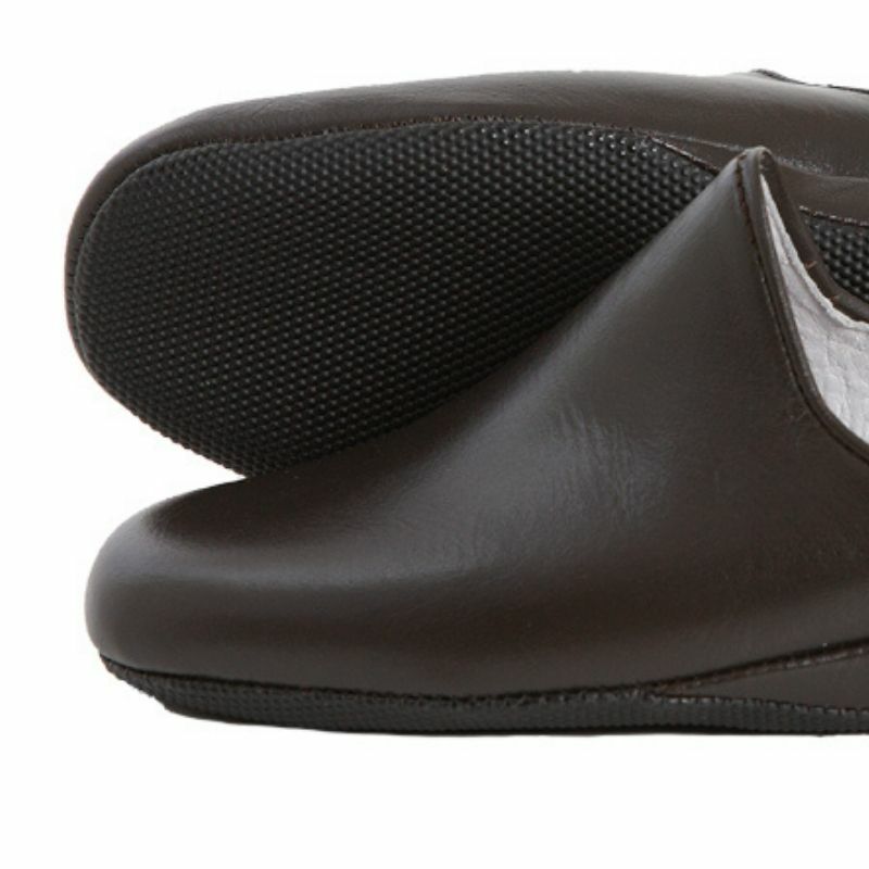 Slippers Men Leather Winter Model Rome