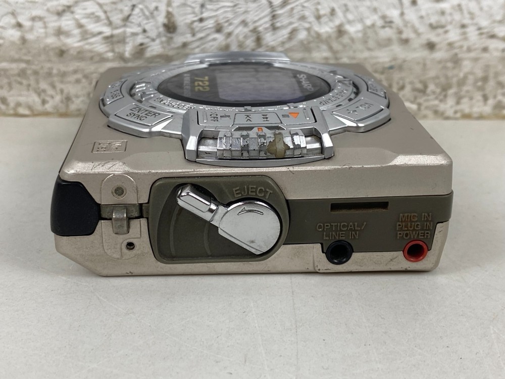Vintage Sharp MD-MS702-S Portable Mini Disc Recorder Playe