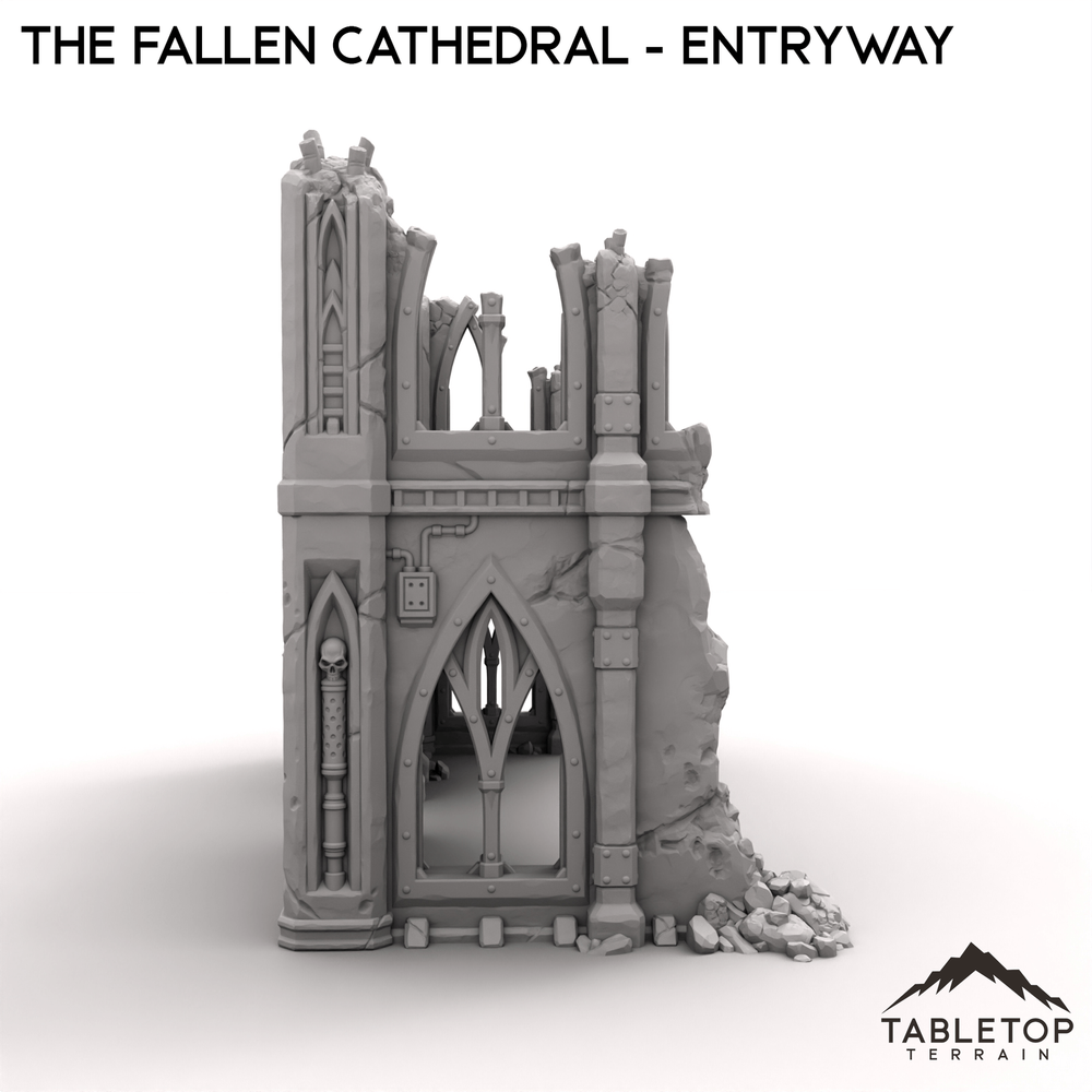The Fallen Cathedral - Entryway - Grimdark Gothic Wargaming Tabletop