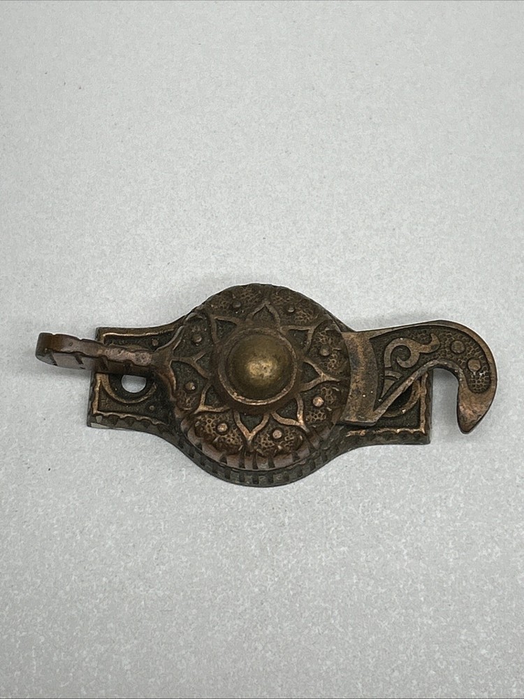 Antique R & E Bronze Window Sash Lock