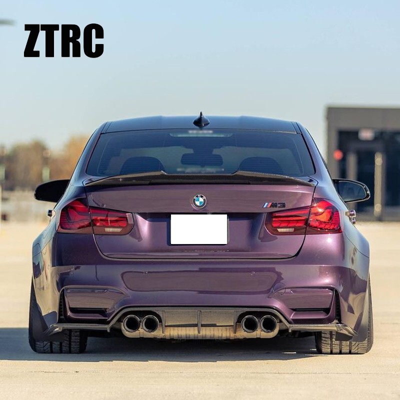 Carbon Fiber Trunk Wing Spoiler For BMW F30 320 330 M340i/M3 F80 2011-2019