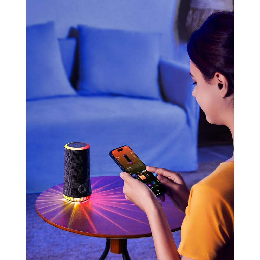 Soundcore Glow Portable Bluetooth Speaker - Black
