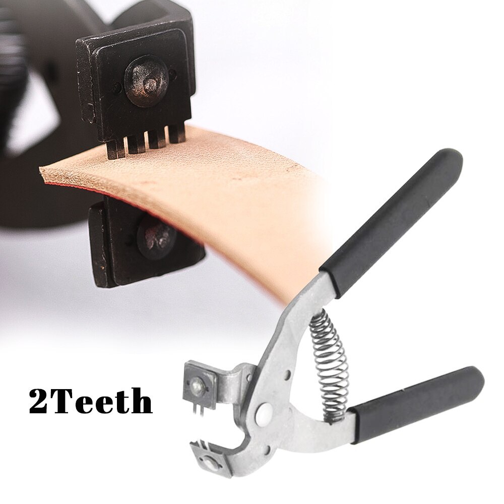 Leather Craft Hole Punch Tools Hand-held Silent Plier Sewing Stitching Chisel